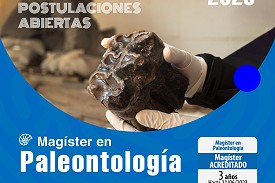 Se abren postulaciones al Magíster en Paleontología UACh